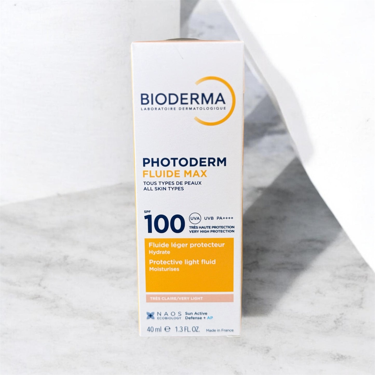 بيوديرما إكرا ن فوتوديرم سائل ماكس 100+ SPF لون فاتح جداً