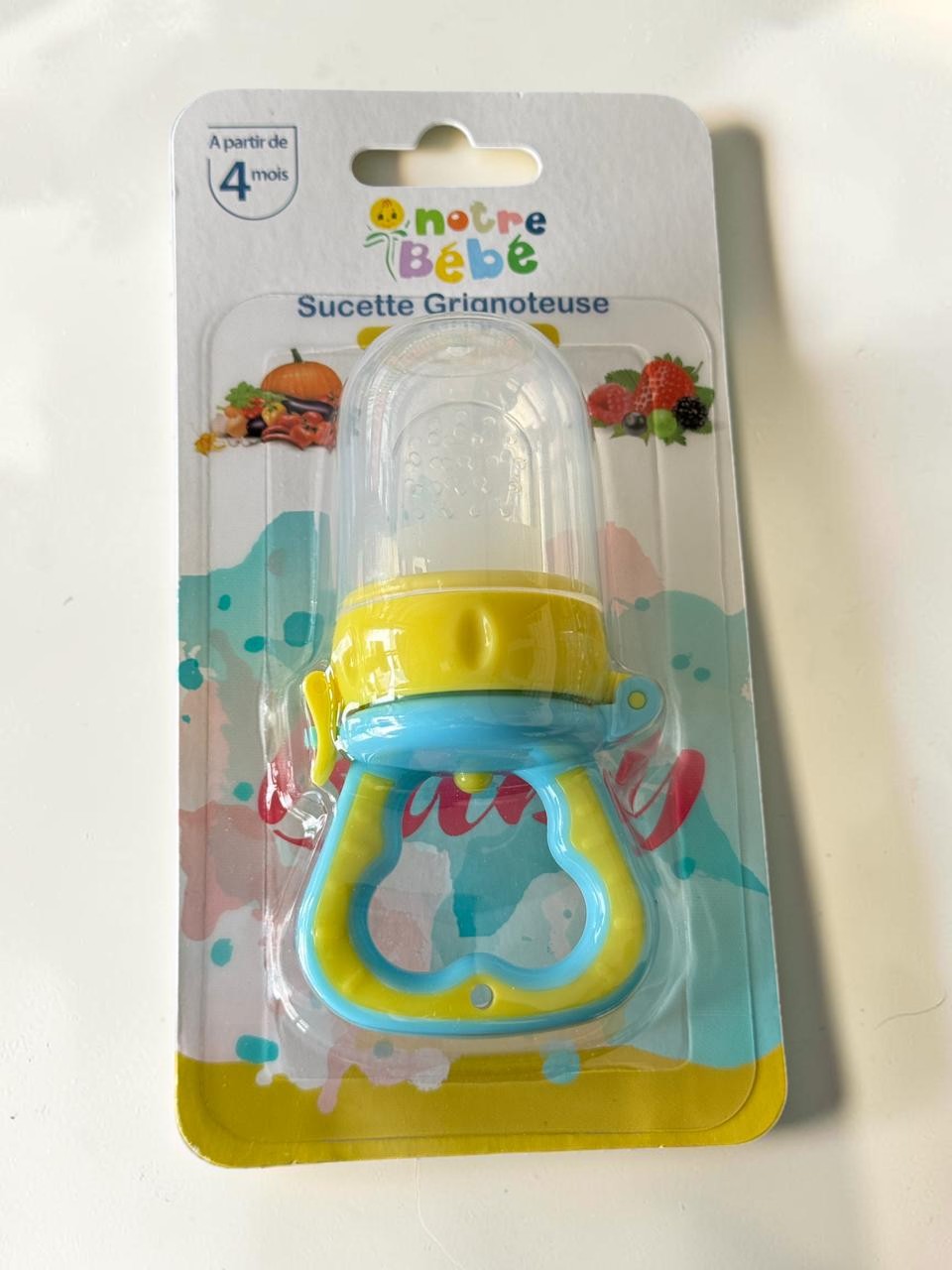 NOTRE BEBE sucette grignoteuse