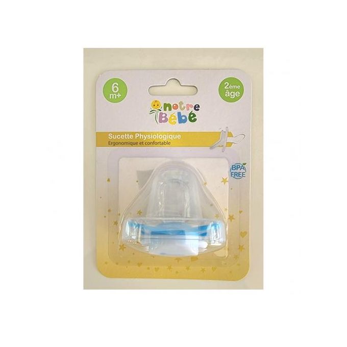 Notre bébé Sucette Physiologique en forme de pouce 1er âge & 2éme age