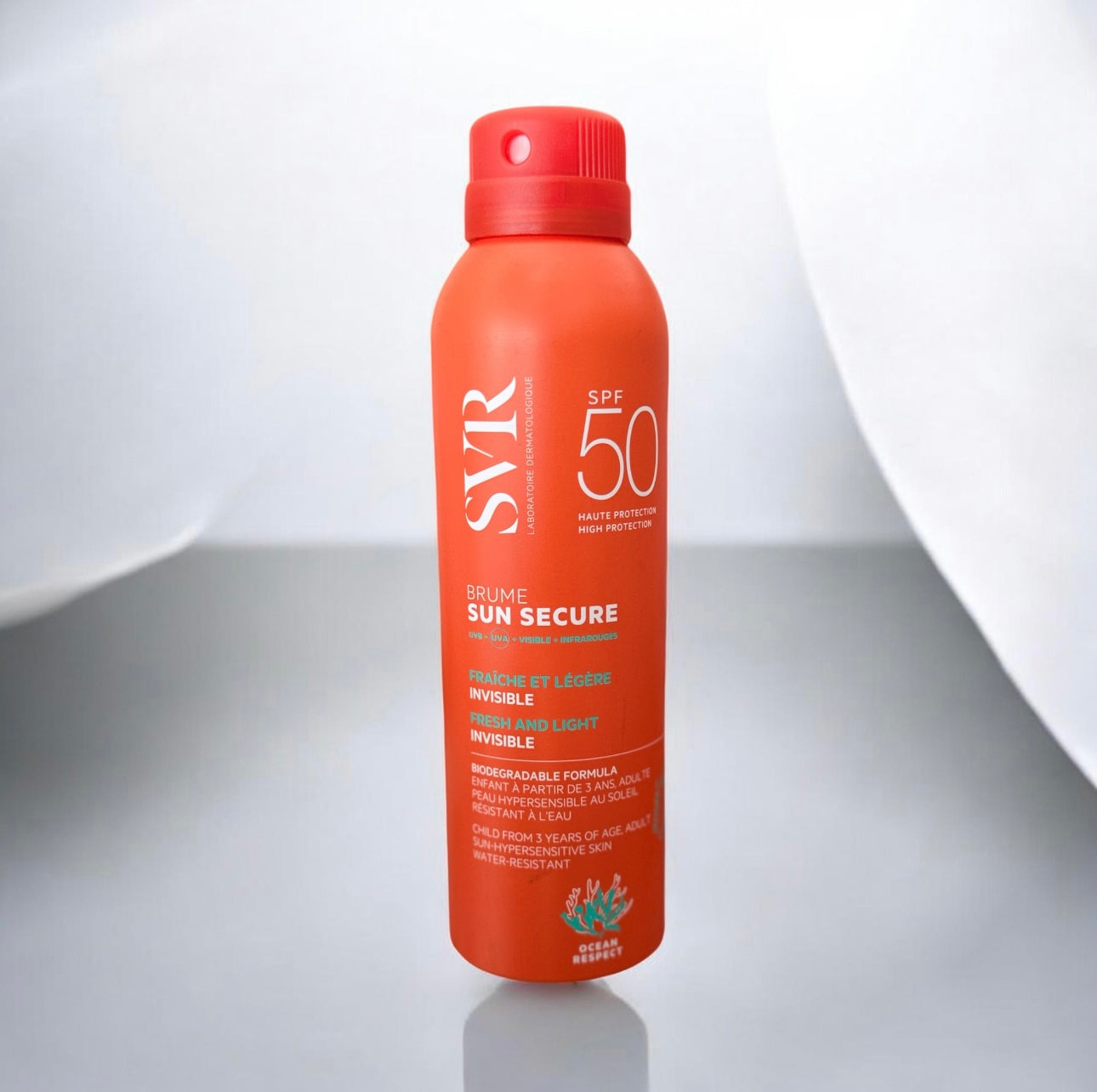 SVR بخاخ صن سكيور 50 SPF غير مرئي 200 مل