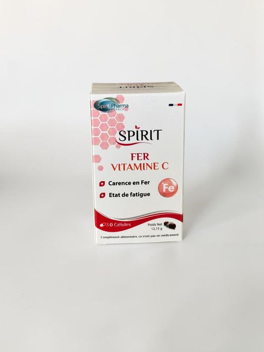SPIRIT حديد + فيتامين C 30 كبسولة