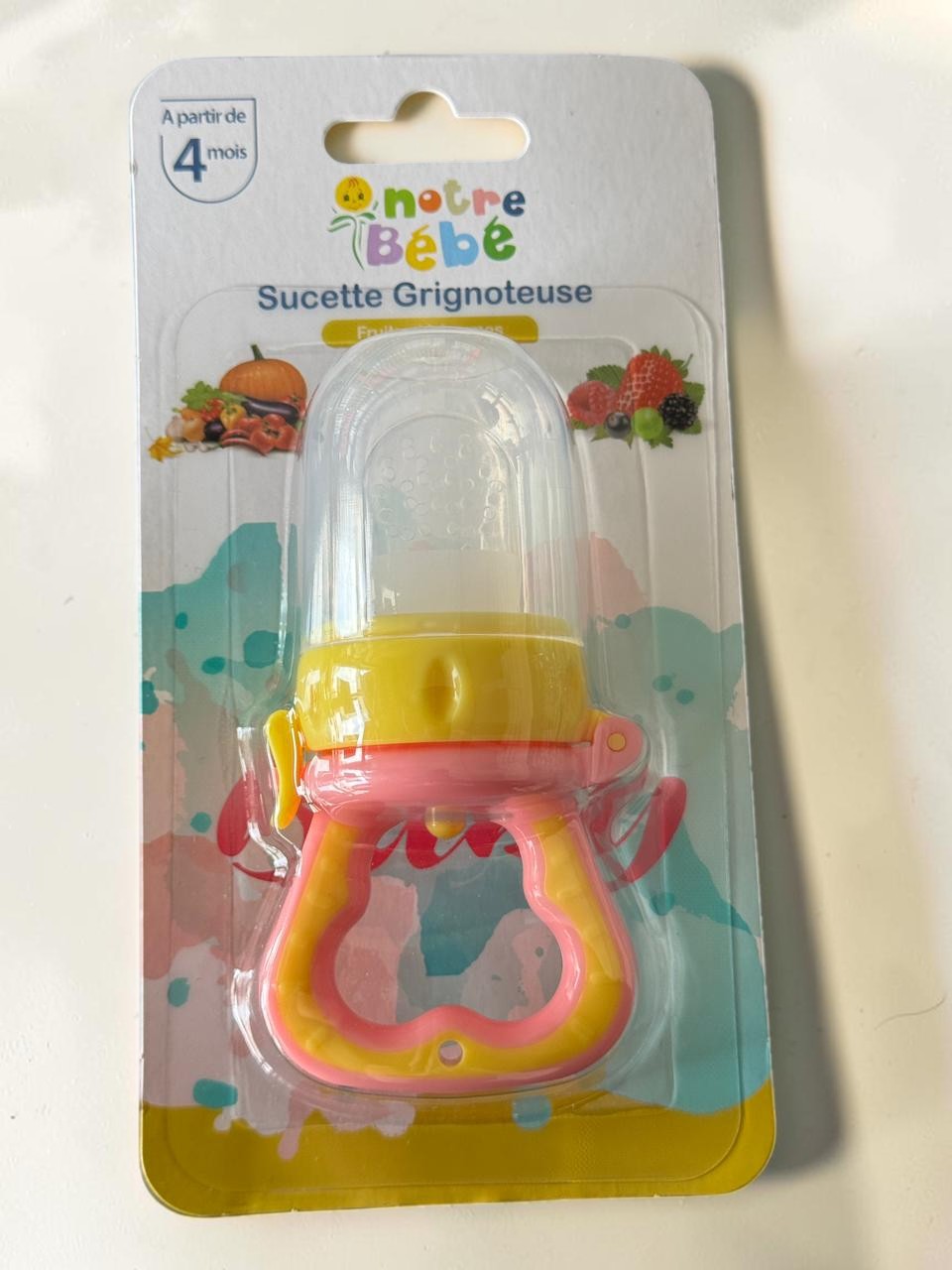 NOTRE BEBE sucette grignoteuse